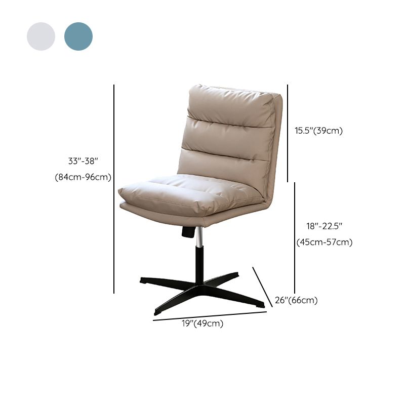 Modern Tufted Managers Chair Faux Leather Desk Mid-Back Chair Clearhalo 'furn' 'furn_office_chair' 'Furniture' 'Office Chairs' 'Office Furniture' 'office_chair' 1200x1200_4a9b3e0e-b837-46f8-87a1-0ad7dd4eb209