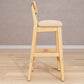 Scandinavian Wood Stool Fabric Upholstered Seat Counter Stool in Matte Finish Clearhalo 'Bar Furniture' 'Bar Stools' 'bar_stools' 'furn' 'furn_bar_stools' 'Furniture' 'Kitchen & Dining Furniture' 1200x1200_4a9bbf6d-de30-401d-9b8b-5d325117e3d4