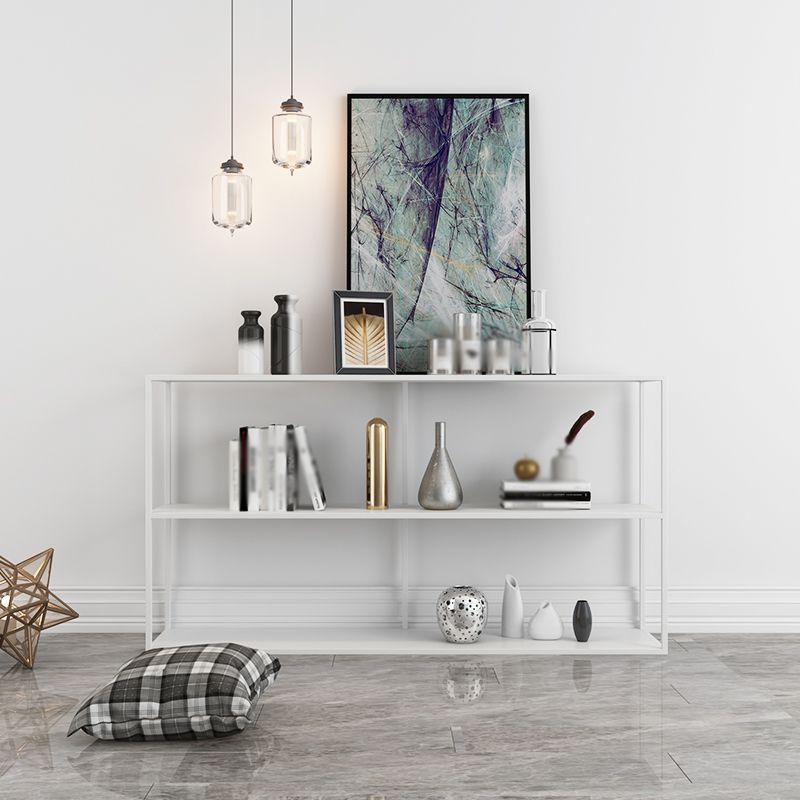 Open Rectangular Bookcase Industrial Metal Shelf for Study Room Clearhalo 'Bookcases' 'furn' 'furn_bookcases' 'Furniture' 'furniture_bookcases' 'kitchen' 'kitchen_bookcases' 'Living Room Furniture' 'Office Furniture' 1200x1200_4a9cdef8-97d0-489a-904b-0cb6c472a18e