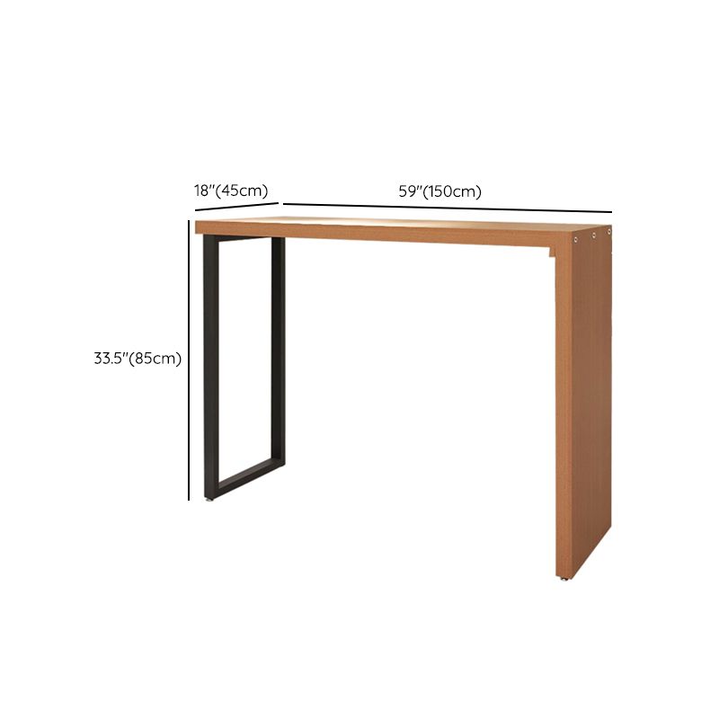 Juego de mesa rectangular para Bar y Pub, mesa de Bar de madera maciza de 1/3 Uds. Y taburetes sin respaldo