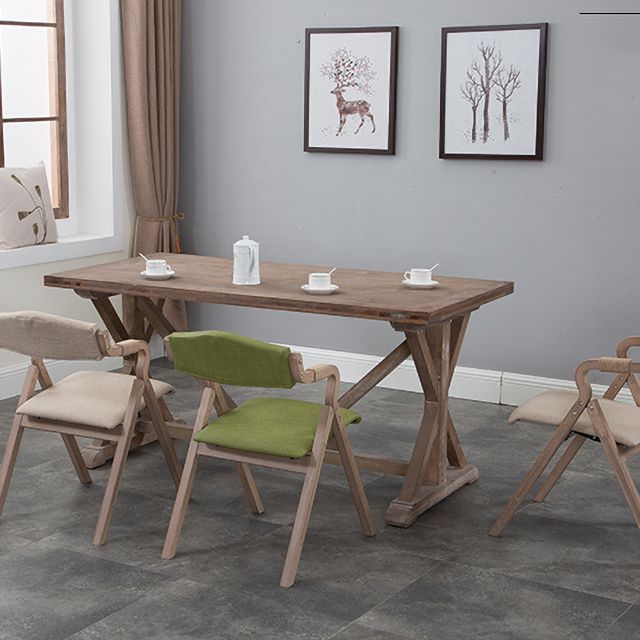 Home Contemporary Arm Chair Open Back Upholstered Wood Folding Dining Room Chair Clearhalo ' kitchen&dining_furn' 'Dining Chairs' 'Dining Tables & Seating' 'dining_chair' 'furn' 'furn_dining_chair' 'Furniture' 'furniture_dining_chair' 'Kitchen & Dining Furniture' 'kitchen' 1200x1200_4a9e0395-27d8-4de0-b2b0-40970fa8aeb0