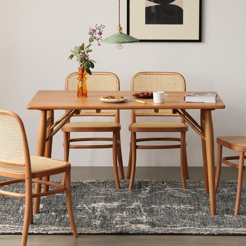 Nordic Style Armless Open Back Chairs for Home Wood Legs Dining Side Chairs Clearhalo 'Dining Chairs' 'Dining Tables & Seating' 'dining_chair' 'furn' 'furn_dining_chair' 'Furniture' 'furniture_dining_chair' 'Kitchen & Dining Furniture' 1200x1200_4a9fa124-6993-461c-a980-da1e19c03da9