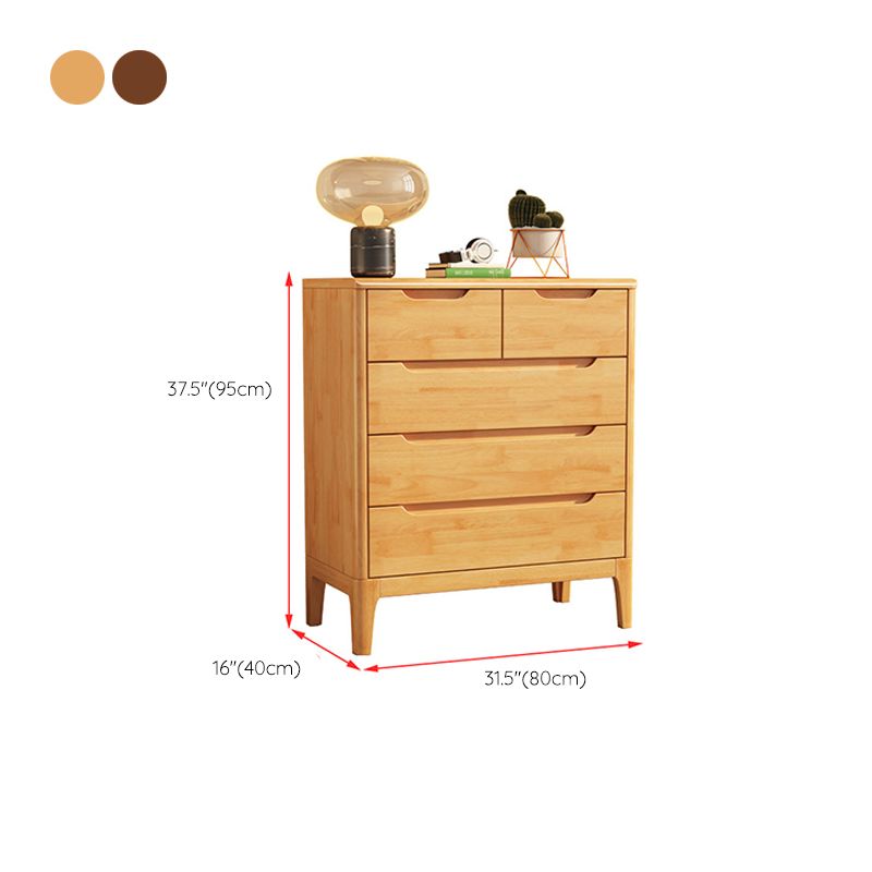Rectangular Wood Chest Modern Style 5/6/7 - Drawer Accent Chest Clearhalo 'Cabinets & Chests' 'cabinets_chests' 'furn' 'furn_cabinets_chests' 'Furniture' 'Living Room Furniture' 1200x1200_4aa288e8-3800-43cf-83e3-653d3c8463aa