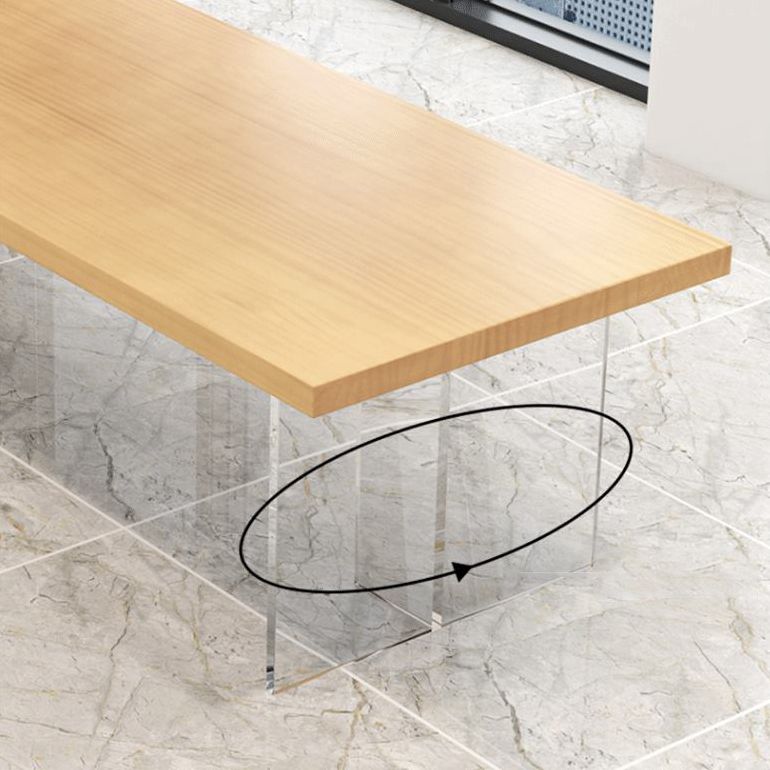 Modern 1/2/5/7 Pieces Rectangle Dining Set Solid Wood Top Dining Table with Chairs Clearhalo 'Dining Room Sets' 'Dining Tables & Seating' 'dining_room_set' 'furn' 'furn_dining_room_set' 'Furniture' 'Kitchen & Dining Furniture' 1200x1200_4aa2954d-1316-4ffa-9e99-9fbf30aef9a7