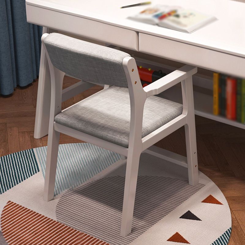 Contemporary Wood Side Chair Open Back Dining Side Arm Chair for Home Use Clearhalo ' kitchen&dining_furn' 'Dining Chairs' 'Dining Tables & Seating' 'dining_chair' 'furn' 'furn_dining_chair' 'Furniture' 'furniture_dining_chair' 'Kitchen & Dining Furniture' 'kitchen' 1200x1200_4aa45dcc-c3a1-4029-9b92-843f676dbbb4