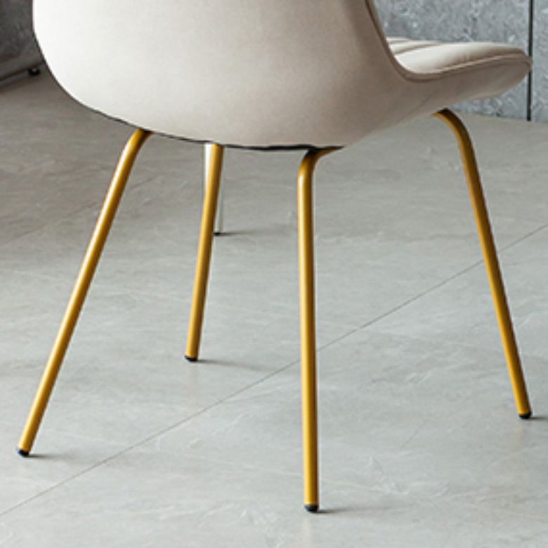 Glam Style Side Chair Faux Leather Gold Frame Dining Chair for Home Clearhalo 'Dining Chairs' 'Dining Tables & Seating' 'dining_chair' 'furn' 'furn_dining_chair' 'Furniture' 'Kitchen & Dining Furniture' 1200x1200_4aa74f87-5946-46e1-9f1b-b35d12c57e7a