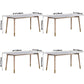 Sintered Stone Modern Rectangle Dining Table White Stone Top Table with Wooden 4 Legs Clearhalo ' dining_table' 'Dining Tables & Seating' 'Dining Tables' 'furn' 'furn_dining_table' 'Furniture' 'furniture_dining_table' 'Kitchen & Dining Furniture' 'kitchen&dining_furn' 'kitchen' 'kitchen_dining_table' 1200x1200_4aa9e863-2f49-4dd3-ab8a-f1f227412991