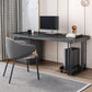 Stone Modern Style Writing Desk Rectangular Shape Office Table with 2-Legs for Office Clearhalo 'furn' 'furn_office_desk' 'Furniture' 'Office Desks' 'Office Furniture' 'office_desk' 1200x1200_4aaac922-64bd-4428-966b-0c4c1e0c6a5b