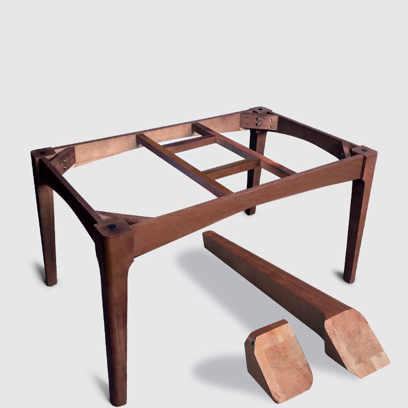 Zwart en bruine eetkamer diner keukentafel moderne eettafel