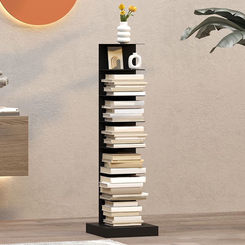 Contemporary Metal Bookshelf Black Geometric Shelf Bookcase for Study Room Clearhalo 'Bookcases' 'furn' 'furn_bookcases' 'Furniture' 'Office Furniture' 1200x1200_4aac1b1c-2e7c-40d7-ab58-cc52bd3e2f79