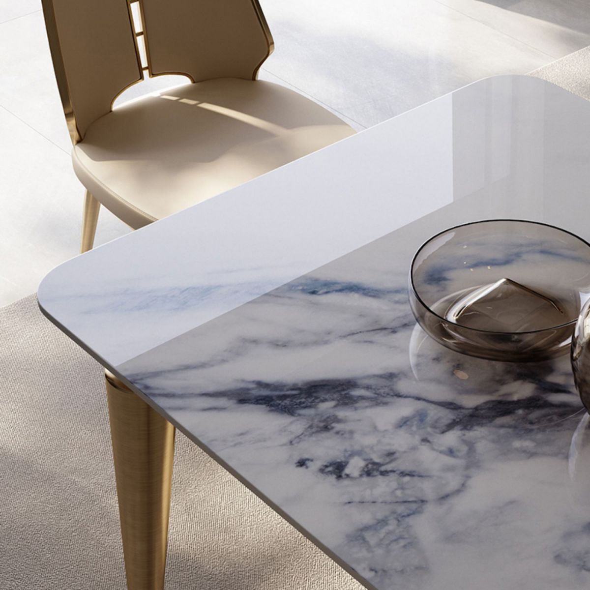 Designer Style Sintered Stone Dining Set Rectangle 1/4/7 Pieces Dining Table with Chairs Clearhalo 'Dining Room Sets' 'Dining Tables & Seating' 'dining_room_set' 'furn' 'furn_dining_room_set' 'Furniture' 'furniture_dining_room_set' 'Kitchen & Dining Furniture' 1200x1200_4aac6305-f114-495c-b23c-f2fe1feb473e