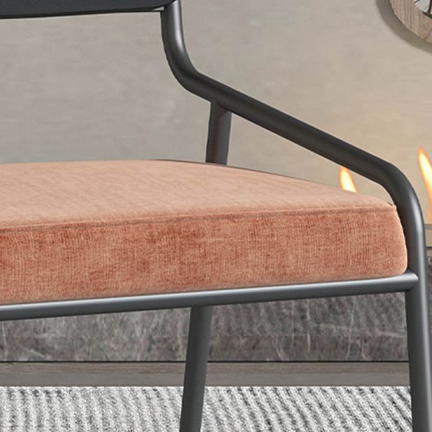 Industrial Open Back Dining Chair Fabric Dining Chairs for Home