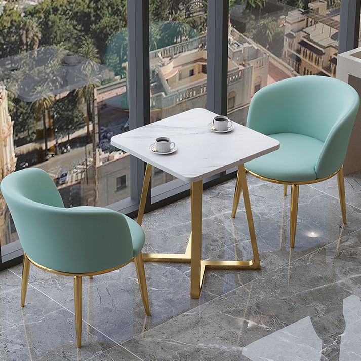 Square Wooden White Dining Table Industrial Double Pedestal Table for Dining Room Clearhalo ' dining_table' 'Dining Tables & Seating' 'Dining Tables' 'furn' 'furn_dining_table' 'Furniture' 'furniture_dining_table' 'Kitchen & Dining Furniture' 'kitchen&dining_furn' 'kitchen' 'kitchen_dining_table' 1200x1200_4aaec17b-7bc6-4661-894e-39b50a516b8a