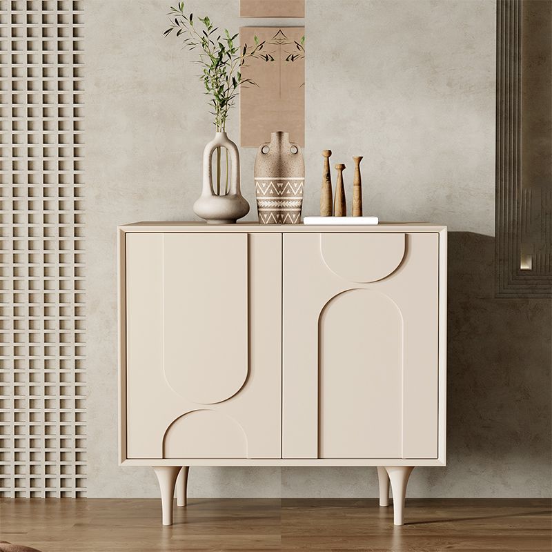 Tavolo da sideboard in legno ingegnerizzato contemporaneo con porte per soggiorno