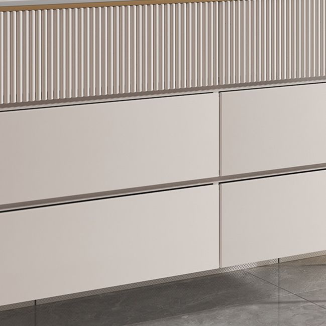 Commode Glam classique en pierre, commode de rangement avec 3/6 tiroirs, 15,6 pouces de largeur