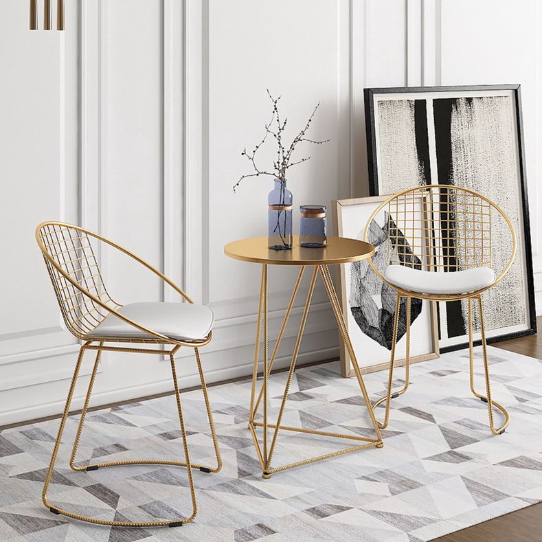 Traditional Luxury Dining Table Round Dining Room Furniture,19.7"L x 19.7"W x 25.6"H Clearhalo ' dining_table' 'Dining Tables & Seating' 'Dining Tables' 'furn' 'furn_dining_table' 'Furniture' 'furniture_dining_table' 'Kitchen & Dining Furniture' 'kitchen&dining_furn' 'kitchen' 'kitchen_dining_table' 1200x1200_4ab26819-d623-4482-9f61-5fede205f682