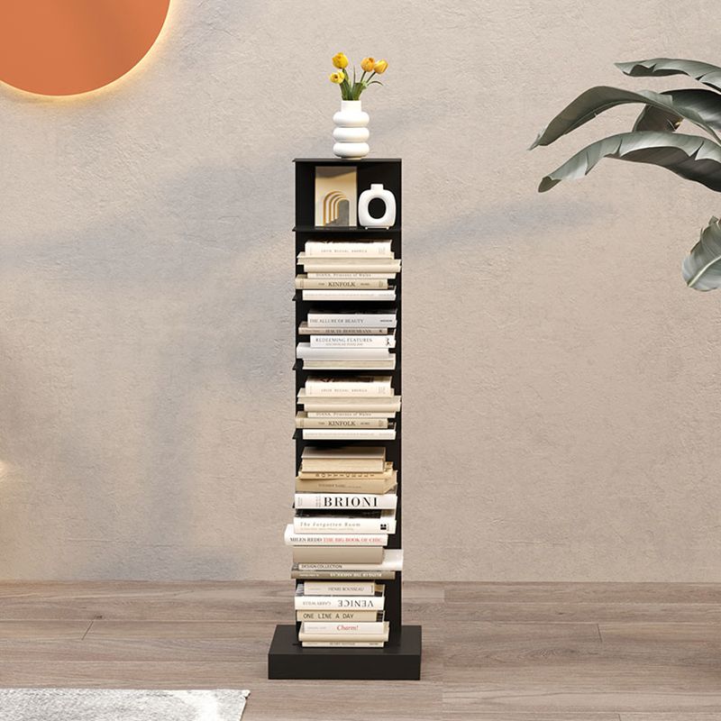 Contemporary Metal Bookshelf Black Geometric Shelf Bookcase for Study Room Clearhalo 'Bookcases' 'furn' 'furn_bookcases' 'Furniture' 'Office Furniture' 1200x1200_4ab35921-bda1-4665-9722-1fc92b570783