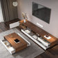 Wooden TV Media Console Contemporary Stand Console with 4 Drawers