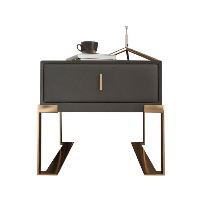 Comodino in legno in legno massiccio mobile contemporaneo con cassetto