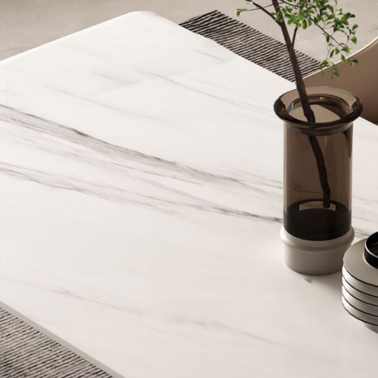 Glam Style 1/4/5/7 Pieces Dining Set Rectangle Sintered Stone Dining Table Set Clearhalo 'Dining Room Sets' 'Dining Tables & Seating' 'dining_room_set' 'furn' 'furn_dining_room_set' 'Furniture' 'furniture_dining_room_set' 'Kitchen & Dining Furniture' 'kitchen&dining_furn' 'kitchen' 1200x1200_4ab4c91d-a274-4529-a920-6193308ebc75