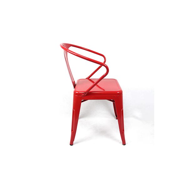 Industrial Metal Dining Room Chair Slat Back Side Chair for Restaurant Use Clearhalo ' kitchen&dining_furn' 'Dining Chairs' 'Dining Tables & Seating' 'dining_chair' 'furn' 'furn_dining_chair' 'Furniture' 'furniture_dining_chair' 'Kitchen & Dining Furniture' 'kitchen' 1200x1200_4ab57f21-7d3a-42cc-ab14-f451187cc0b1