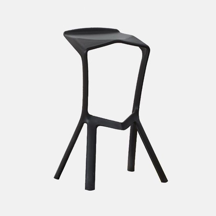 Contemporary Stackable Counter Stools Colorful Indoor Geometric Bar Stool, 1 Piece Clearhalo 'Bar Furniture' 'Bar Stools' 'bar_stools' 'furn' 'furn_bar_stools' 'furniture_bar_stools' 'Kitchen & Dining Furniture' 'kitchen&dining_furn' 'kitchen' 'kitchen_furn' Furniture' 1200x1200_4ab74cc0-5eba-490e-93b8-394d9f307a8c