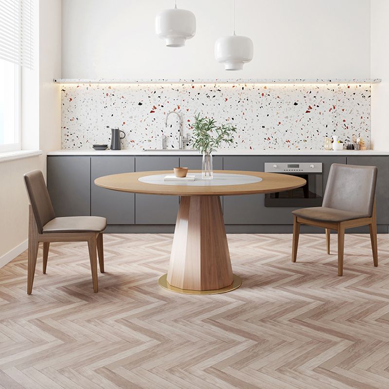 Chaise de salle à manger sans arme de cuisine en bois