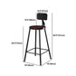 Indoor Glam Pub Set Natural 1/2/3 Pieces Wood and Metal Pub Table Set with Storage Clearhalo 'Bar Furniture' 'furn' 'furn_home_bar_bar_sets' 'Furniture' 'Home Bars & Bar Sets' 'home_bar_bar_sets' 'Kitchen & Dining Furniture' 1200x1200_4ab87554-304a-4e18-9f30-174d34ba7af4