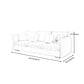 Nordic Square Arm Standard Sofa Beige Pillow Back Couch for Living Room Clearhalo 'Furniture' 'furniture_sofas' 'Living Room Furniture' 'Sofa' 'sofas' 1200x1200_4ab94e6a-f6e4-4567-b682-22605addf815