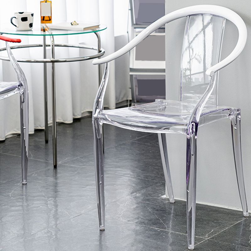 Silla de brazo de la lata del sillón del sillón acrílico del marco acrílico