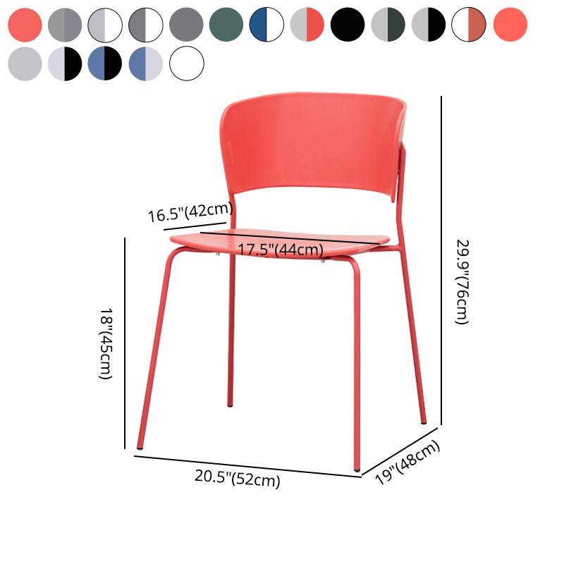 Contemporary Dining Chairs Armless Side Chairs with Metal Legs for Kitchen Clearhalo ' kitchen&dining_furn' 'Dining Chairs' 'Dining Tables & Seating' 'dining_chair' 'furn' 'furn_dining_chair' 'Furniture' 'furniture_dining_chair' 'Kitchen & Dining Furniture' 'kitchen' 1200x1200_4abac0cf-bc2f-42d0-a1c9-58afd28fbf1f