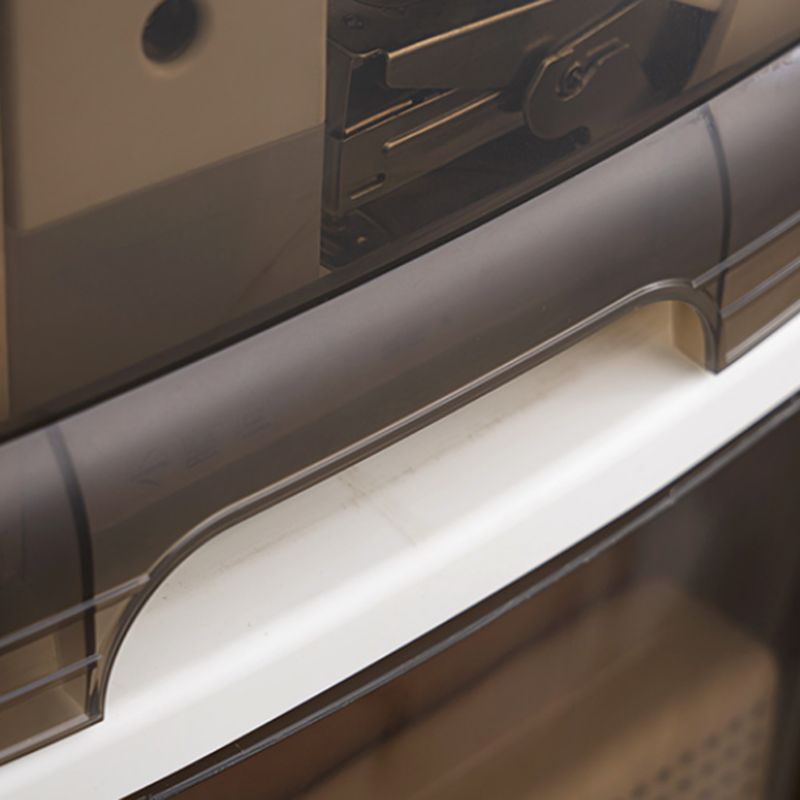 Gabinetto di plastica del file di plastica trasparente verticale