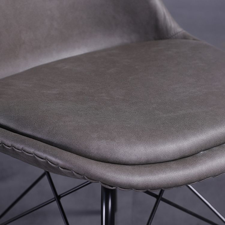 Contemporary Style Chairs Dining Armless Side Chair with Metal Legs for Kitchen Clearhalo ' kitchen&dining_furn' 'Dining Chairs' 'Dining Tables & Seating' 'dining_chair' 'Furniture' 'furniture_dining_chair' 'Kitchen & Dining Furniture' 'kitchen' 1200x1200_4abea0ff-0c5b-4428-8b4c-f60eae252445