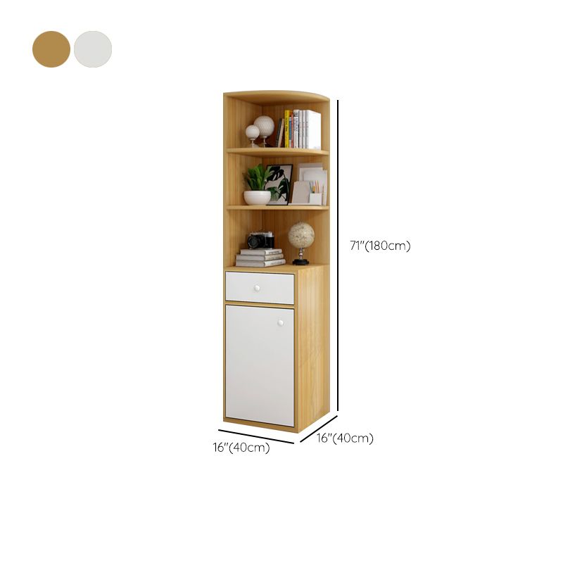 Contemporary 1 Door Accent Cabinet Corner Straight Legs Storage Cabinet Clearhalo 'Cabinets & Chests' 'cabinets_chests' 'furn' 'furn_cabinets_chests' 'Furniture' 'Living Room Furniture' 1200x1200_4abed064-058b-48e4-b084-4514a6786c1d