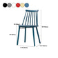 Contemporary Plastic Dining Chair Slat Back Side Chair in Matte Finish for Home Clearhalo 'Dining Chairs' 'Dining Tables & Seating' 'dining_chair' 'furn' 'furn_dining_chair' 'Furniture' 'Kitchen & Dining Furniture' 1200x1200_4abed5dc-50fc-4781-91a8-cd6bb738e886