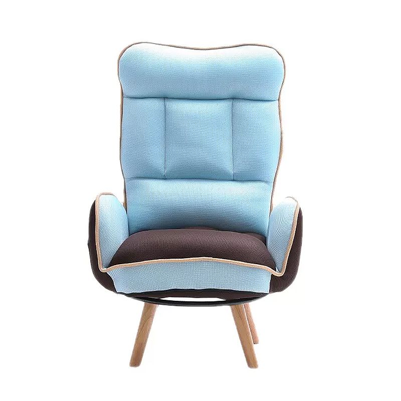29.13"W Accent Chair Polyester Twill Lounge Chair with Basic Four Legs and Pillow Back Clearhalo 'Accent Chairs' 'accent_chairs' 'Chairs & Seating' 'furn' 'furn_accent_chairs' 'Furniture' 'Living Room Furniture' 1200x1200_4abef0db-633f-4489-bae8-718c6355e577