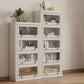 Wooden Standard Bookshelf Contemporary White Bookcase with Doors Clearhalo 'Bookcases' 'furn' 'furn_bookcases' 'Furniture' 'Office Furniture' 1200x1200_4ac086cd-e340-4c06-bac6-67a7e01eb634