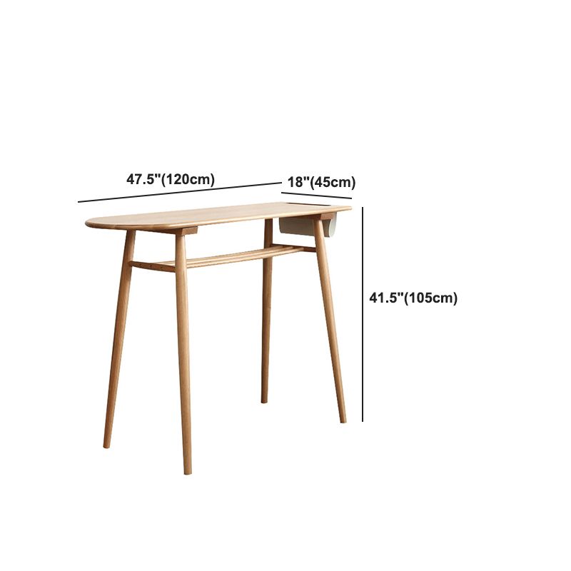 Solid Wood Top Bar Counter Contemporary Bar Counter with 4 Legs Clearhalo 'Bar Furniture' 'Bar Tables' 'bar_tables' 'Furniture' 'furniture_bar_tables' 'Kitchen & Dining Furniture' 1200x1200_4ac1d782-ba53-4ab1-91a6-7b66d8a304d0