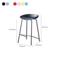 Contemporary Low Back Armless Bar Stool Plastic Bar Stool with Metal Legs Clearhalo 'Bar Furniture' 'Bar Stools' 'bar_stools' 'furn' 'furn_bar_stools' 'Furniture' 'Kitchen & Dining Furniture' 1200x1200_4ac25aa9-5d6c-46a3-8ae7-c8b13d299f46