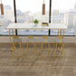 1/2/5 Pieces Luxurious Rectangle Pub Table Set Wooden Counter Table with High Stools Clearhalo 'Bar Furniture' 'furn' 'furn_home_bar_bar_sets' 'Furniture' 'Home Bars & Bar Sets' 'home_bar_bar_sets' 'Kitchen & Dining Furniture' 1200x1200_4ac2971c-dac2-4070-a328-c3e656eaf452