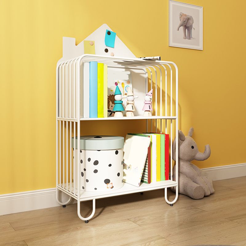 Contemporary Metal Bookshelf Standard Vertical Open Shelf Bookcase Clearhalo 'Bookcases' 'furn' 'furn_bookcases' 'Furniture' 'Office Furniture' 1200x1200_4ac429a1-709a-43ef-8538-808fb0d42e9a