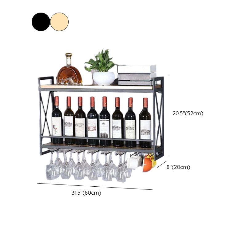 Rack à vin en acier.