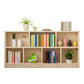 Natural Pine Wood Standard Bookshelf Modern Closed Back Bookcase for Classroom Clearhalo 'Bookcases' 'furn' 'furn_bookcases' 'Furniture' 'furniture_bookcases' 'Office Furniture' 1200x1200_4ac7ca19-95dd-47df-89d9-97bd2c3886d9