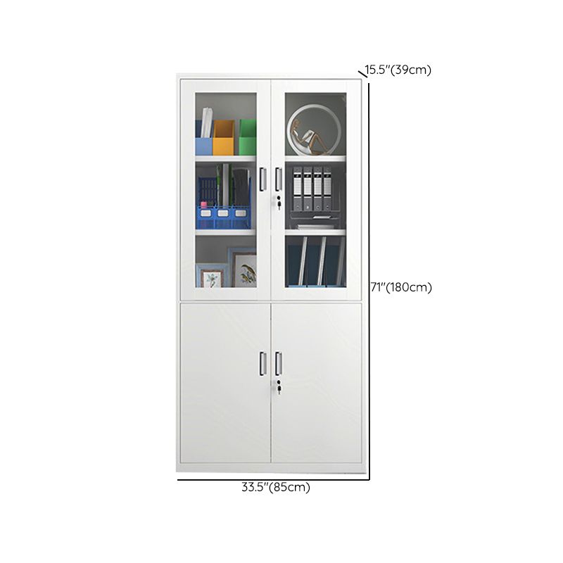 Moderner Glastatkabinett Feste Farbanlagenschrank für Home Office