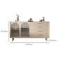 Luxury Style Side Board Sintered Stone Home Storage Sideboard with Drawers and Door Clearhalo 'buffet_sideboard' 'Buffets & Sideboards' 'furn' 'furn_buffet_sideboard' 'Furniture' 'Kitchen & Dining Furniture' 1200x1200_4acaa4fa-2492-4e87-9a85-faa372cb6197