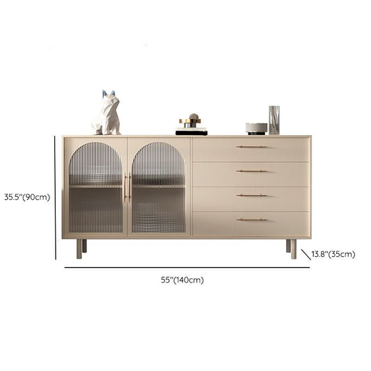 Luxury Style Side Board Sintered Stone Home Storage Sideboard with Drawers and Door Clearhalo 'buffet_sideboard' 'Buffets & Sideboards' 'furn' 'furn_buffet_sideboard' 'Furniture' 'Kitchen & Dining Furniture' 1200x1200_4acaa4fa-2492-4e87-9a85-faa372cb6197