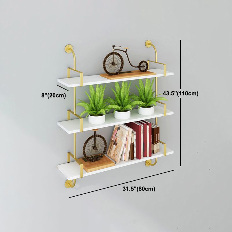 7.87"W Bookshelf Glam Style Wall Mounted Bookcase for Home Office Study Room Clearhalo 'Bookcases' 'Furniture' 'furniture_bookcases' 'kitchen' 'kitchen_bookcases' 'Living Room Furniture' 'Office Furniture' 1200x1200_4acd103f-a766-4ed2-babf-1ac4b15f22dc