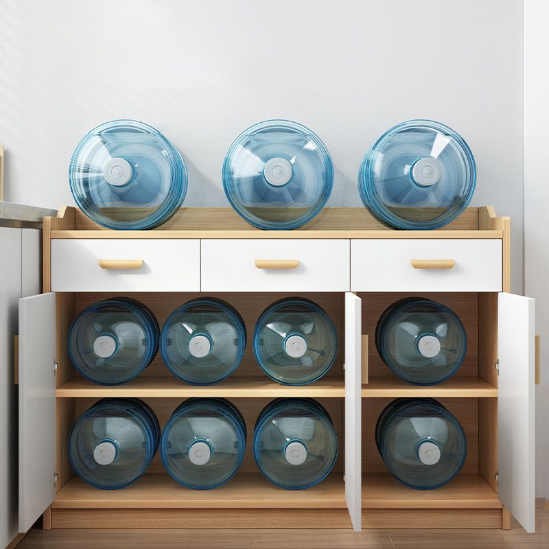 Table du buffet en bois du buffet contemporain avec rangement