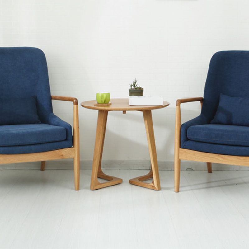 Living Room Solid Wood Abstract End Table Modern Round Top Sofa Side End Table Clearhalo 'Coffee & Accent Tables' 'End & Side Tables' 'end_side_table' 'end_side_tables' 'furn' 'furn_end_side_tables' 'Furniture' 'furniture_end_side_table' 'Living Room Furniture' 1200x1200_4ad1e689-46dc-46bc-b8d2-724e72a4c04b