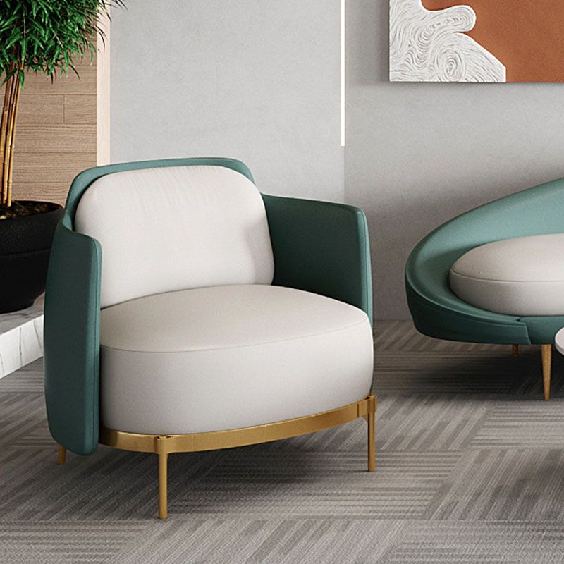 Curved Faux Leather Sofa with Tight Back for Living Room Modern Style Clearhalo 'furn' 'furn_sofas' 'Furniture' 'Living Room Furniture' 'Sofa' 'sofas' 1200x1200_4ad9a18f-0f7a-4c12-9aea-676ed31275e6